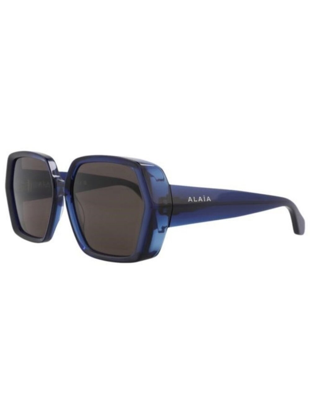New Alaia Womens Square/Rectangle Blue Blue Grey Fashion Designer Sunglasses
